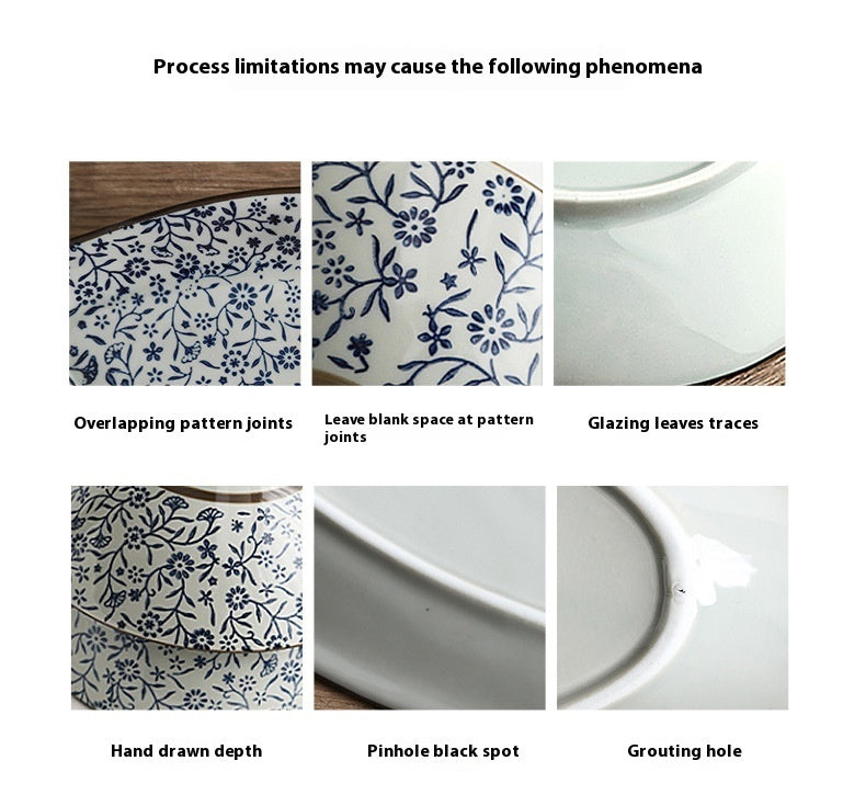 Hand Drawn Porcelain Dinner Plate