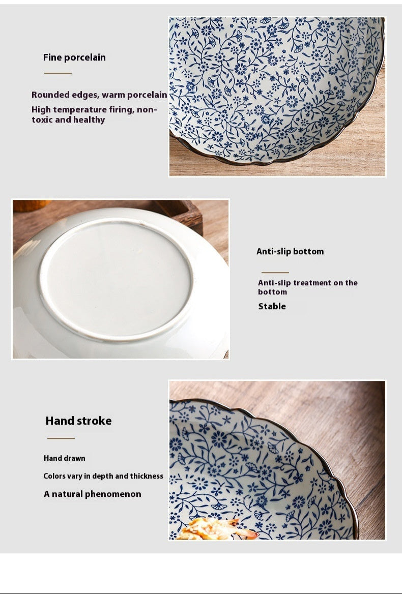 Hand Drawn Porcelain Dinner Plate