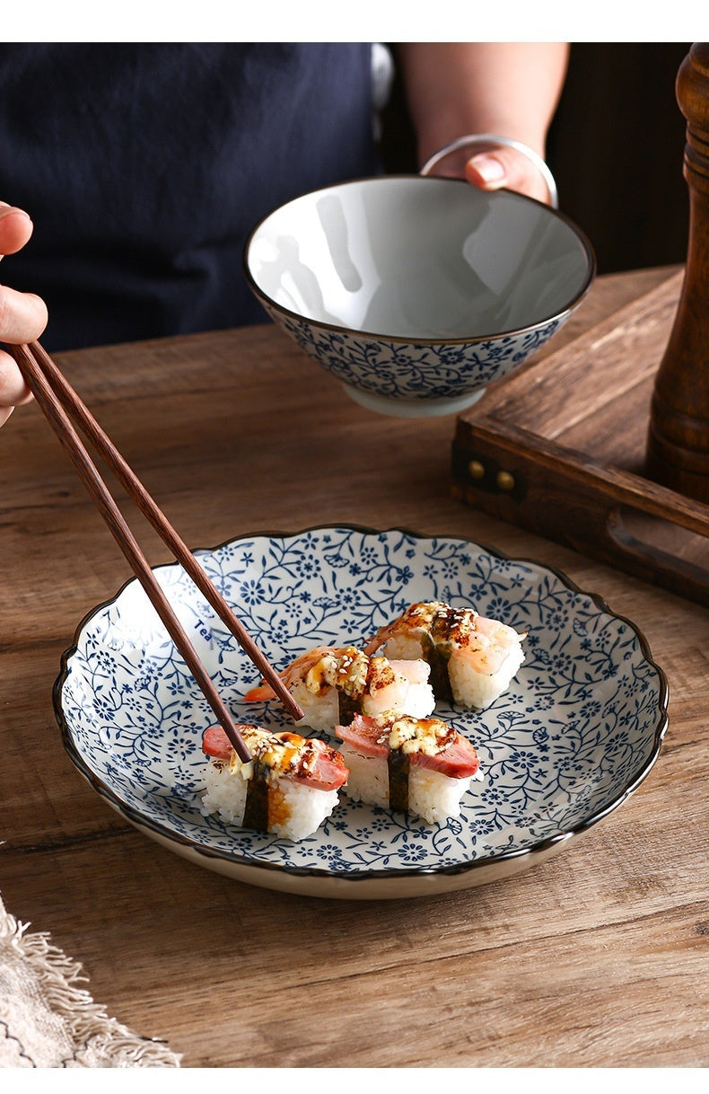 Hand Drawn Porcelain Dinner Plate
