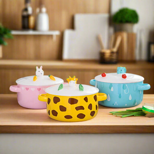 Animal Ceramic Instant Noodle Bowl