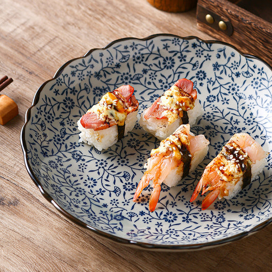 Hand Drawn Porcelain Dinner Plate